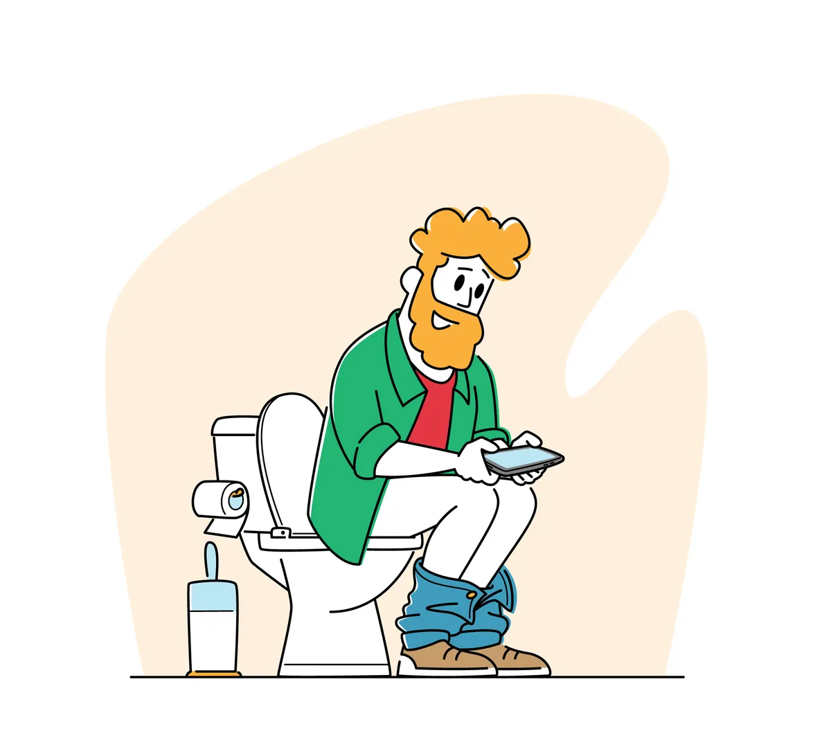 It's not about what you have to hide, it's about closing the door when you go to bathroom.