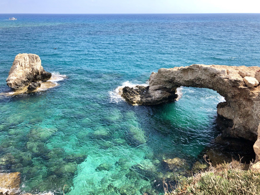 Natural arch near Ayia Napa